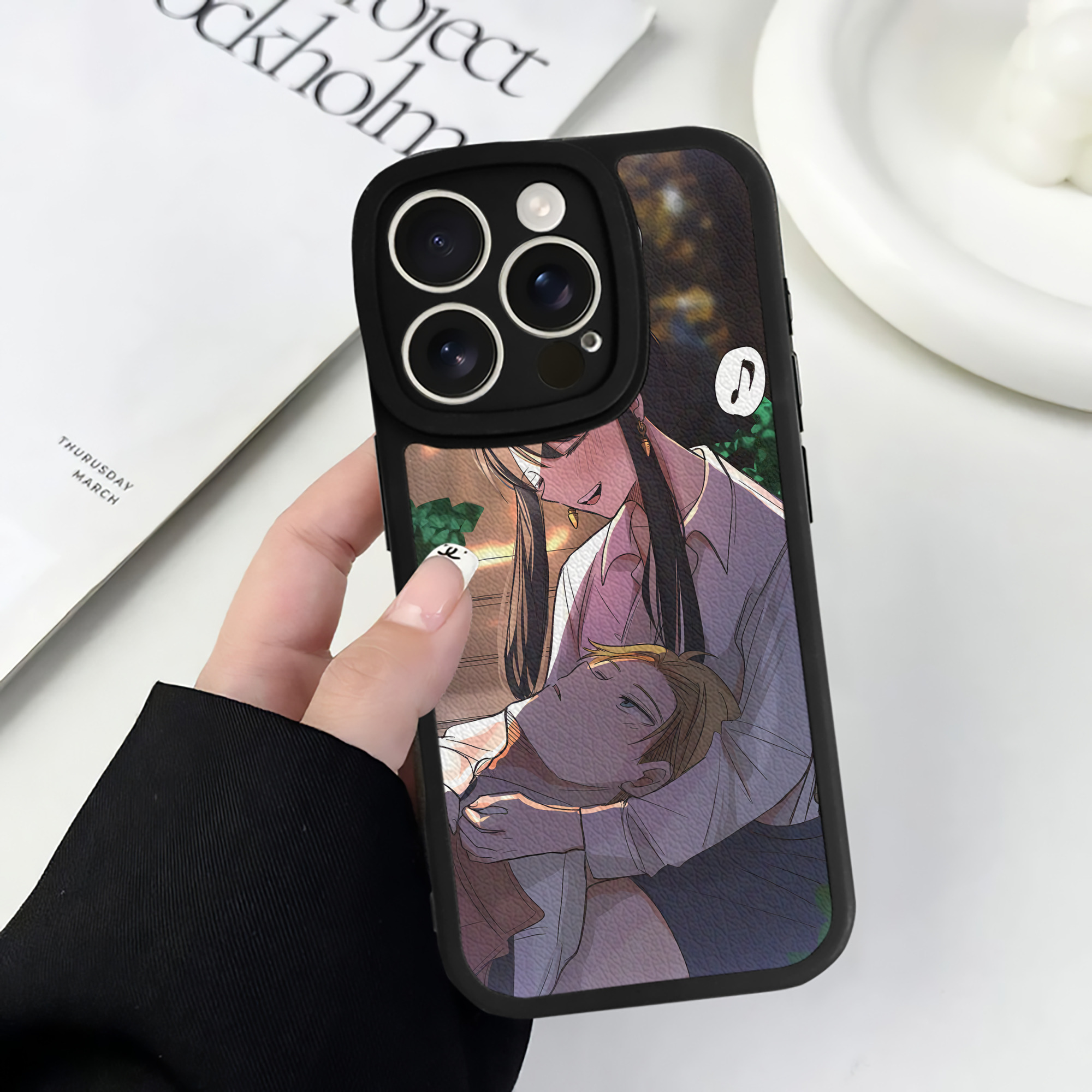（画像用） SPY×FAMILY间谍家家酒 【iPhone 16シリーズ対応】シリコンスマホケース（レザー調） 材質：シリコン